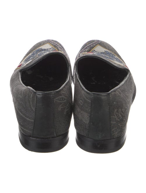 Etro Canvas Printed Loafers