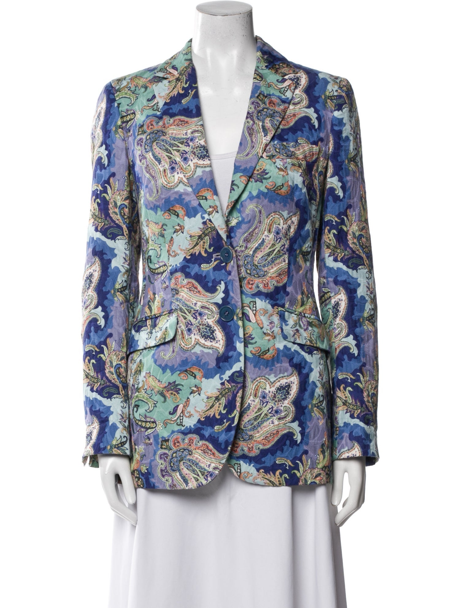 Etro Paisley Print Blazer