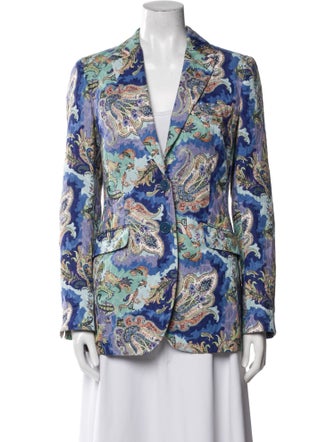 Etro Paisley Print Blazer