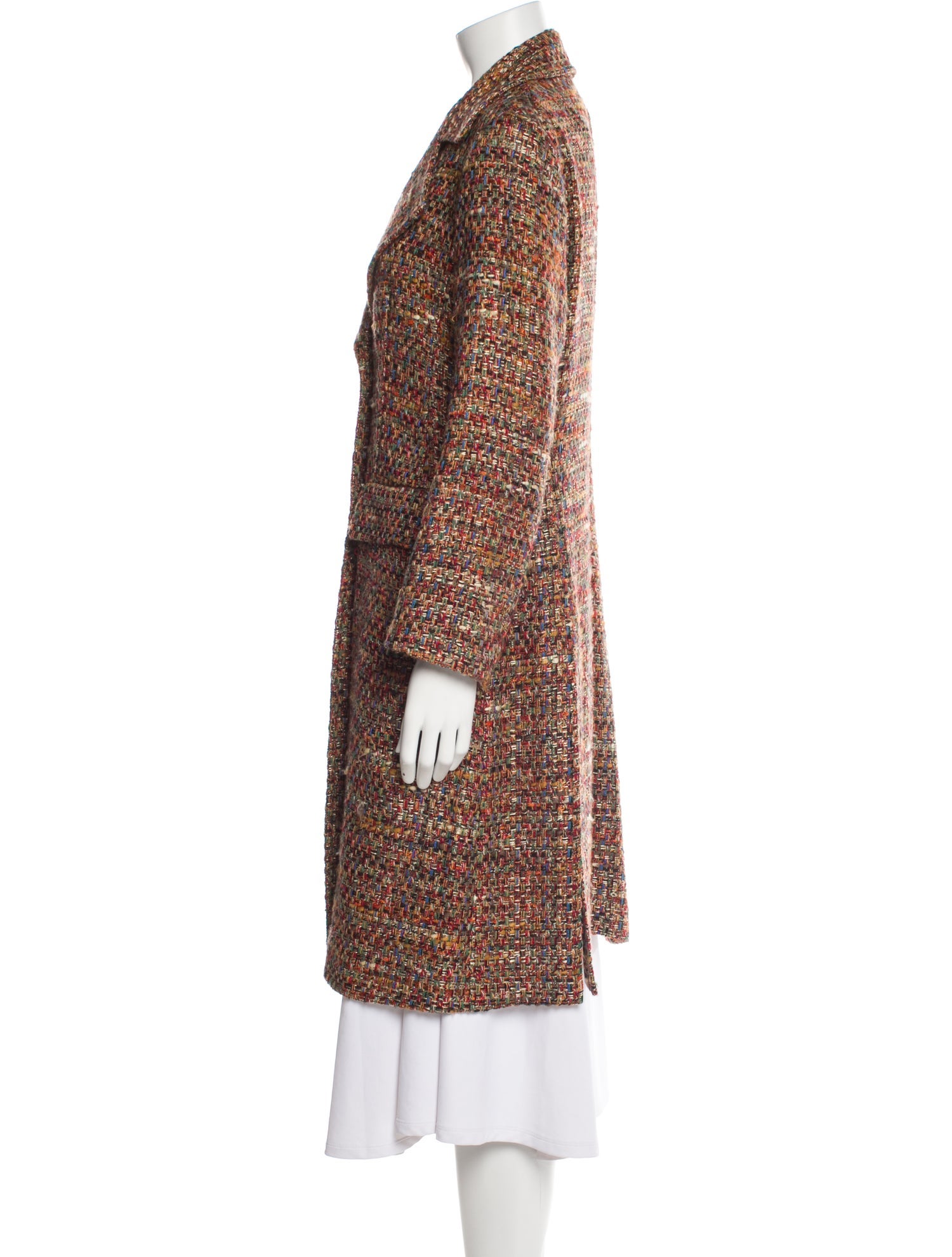 Etro Tweed Pattern Coat