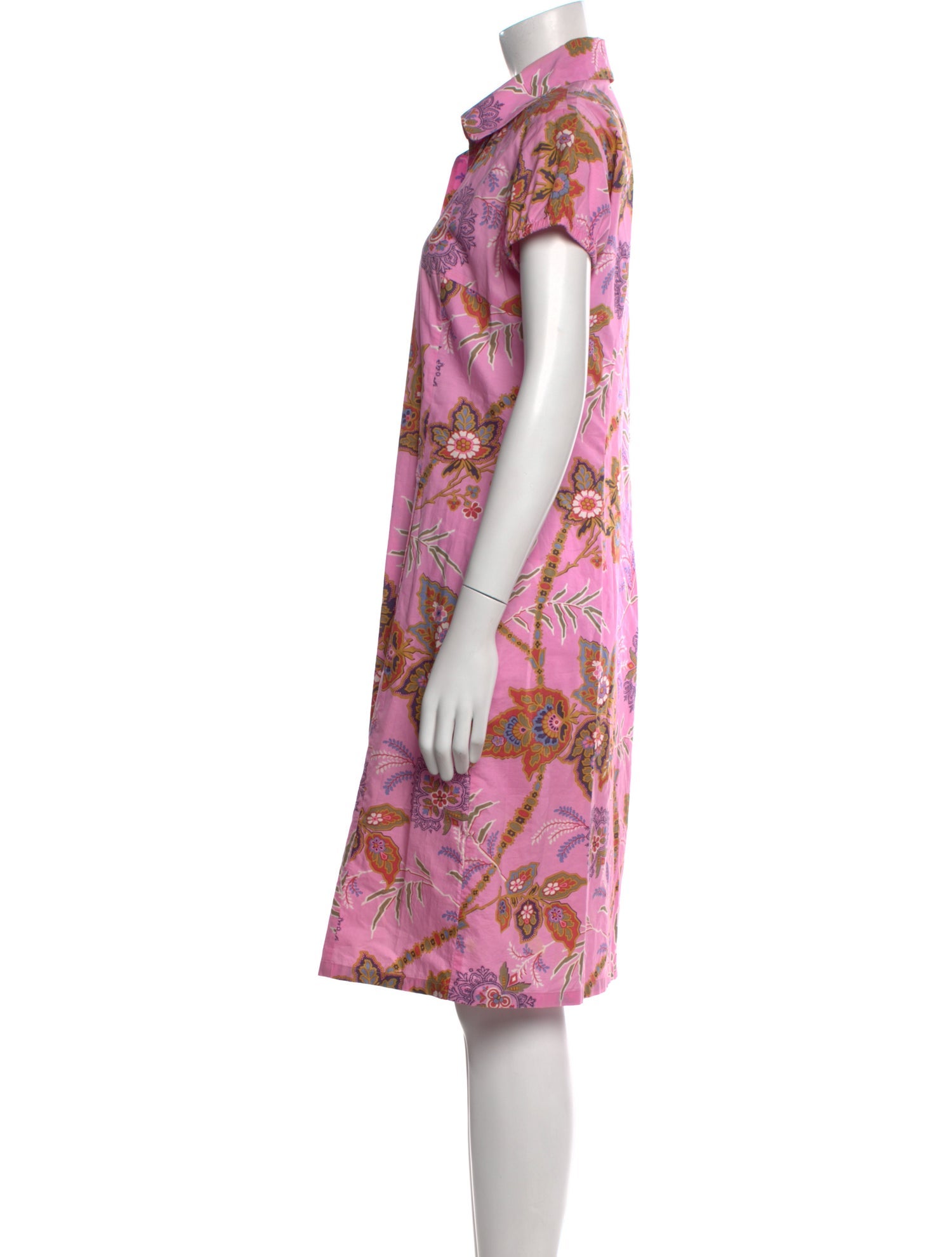Etro Floral Print Knee-Length Dress