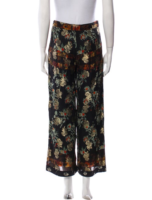Etro Silk Wide Leg Pants