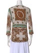 Etro Paisley Print Scoop Neck Sweatshirt