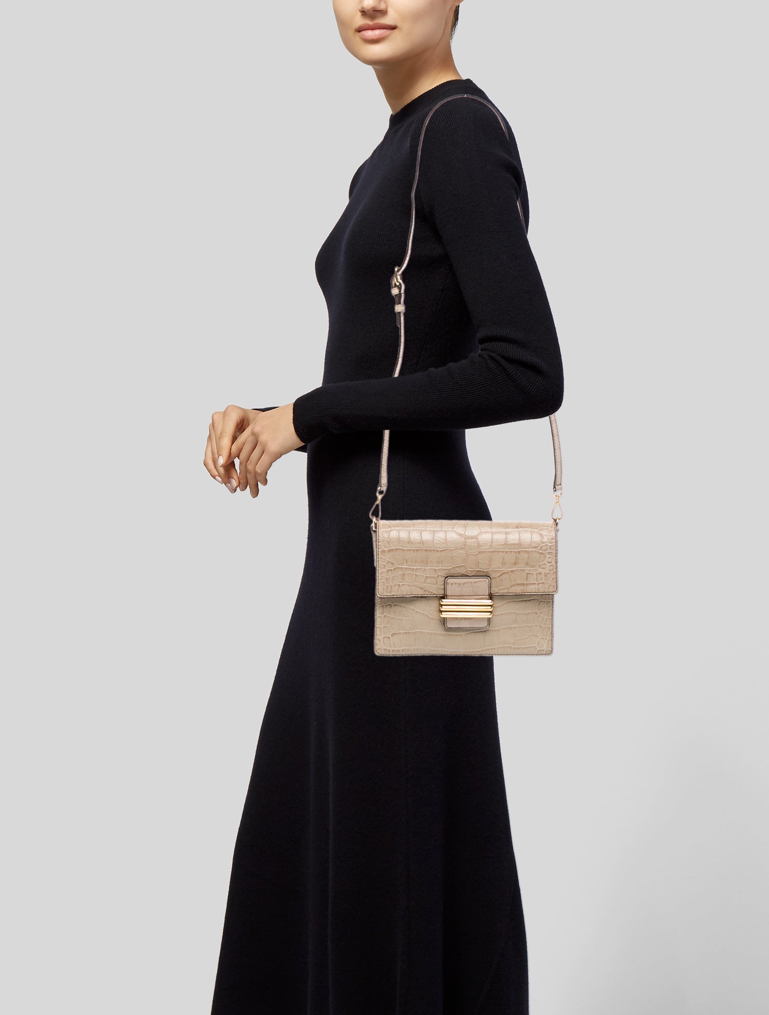 Etro Embossed Leather Crossbody Bag