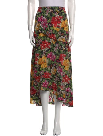 Etro Silk Midi Length Skirt