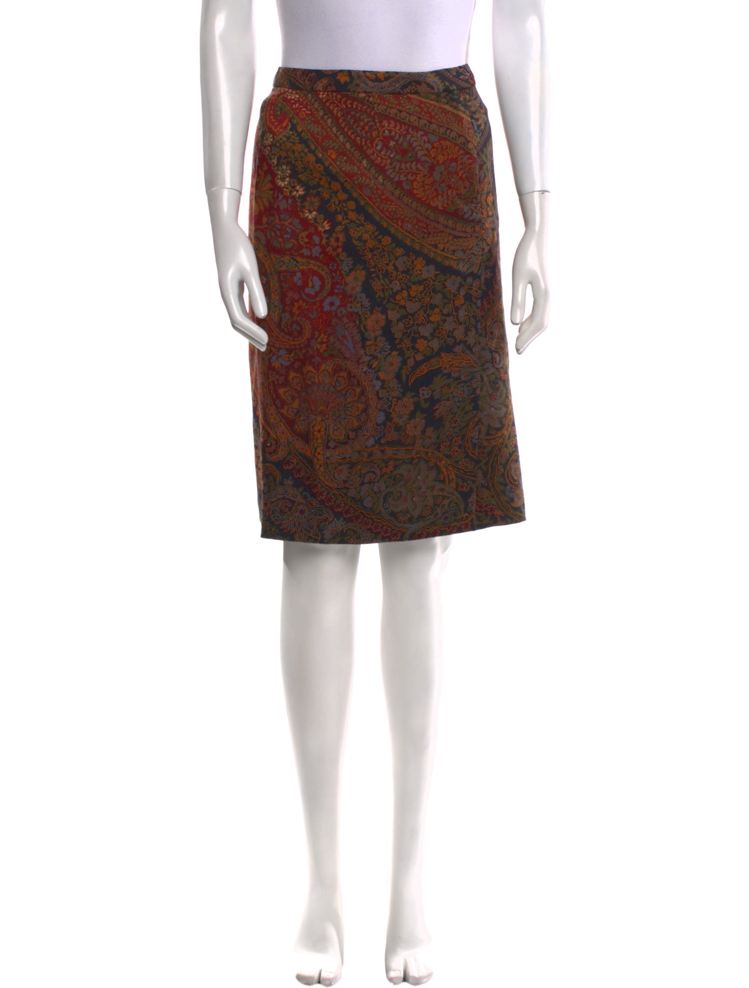 Etro Wool Knee-Length Skirt