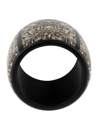 Etro Resin Filigree Bangle Bracelet