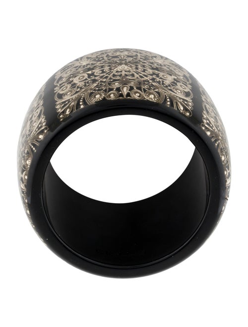 Etro Resin Filigree Bangle Bracelet