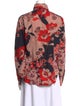 Etro Floral Print Long Sleeve Button-Up Top