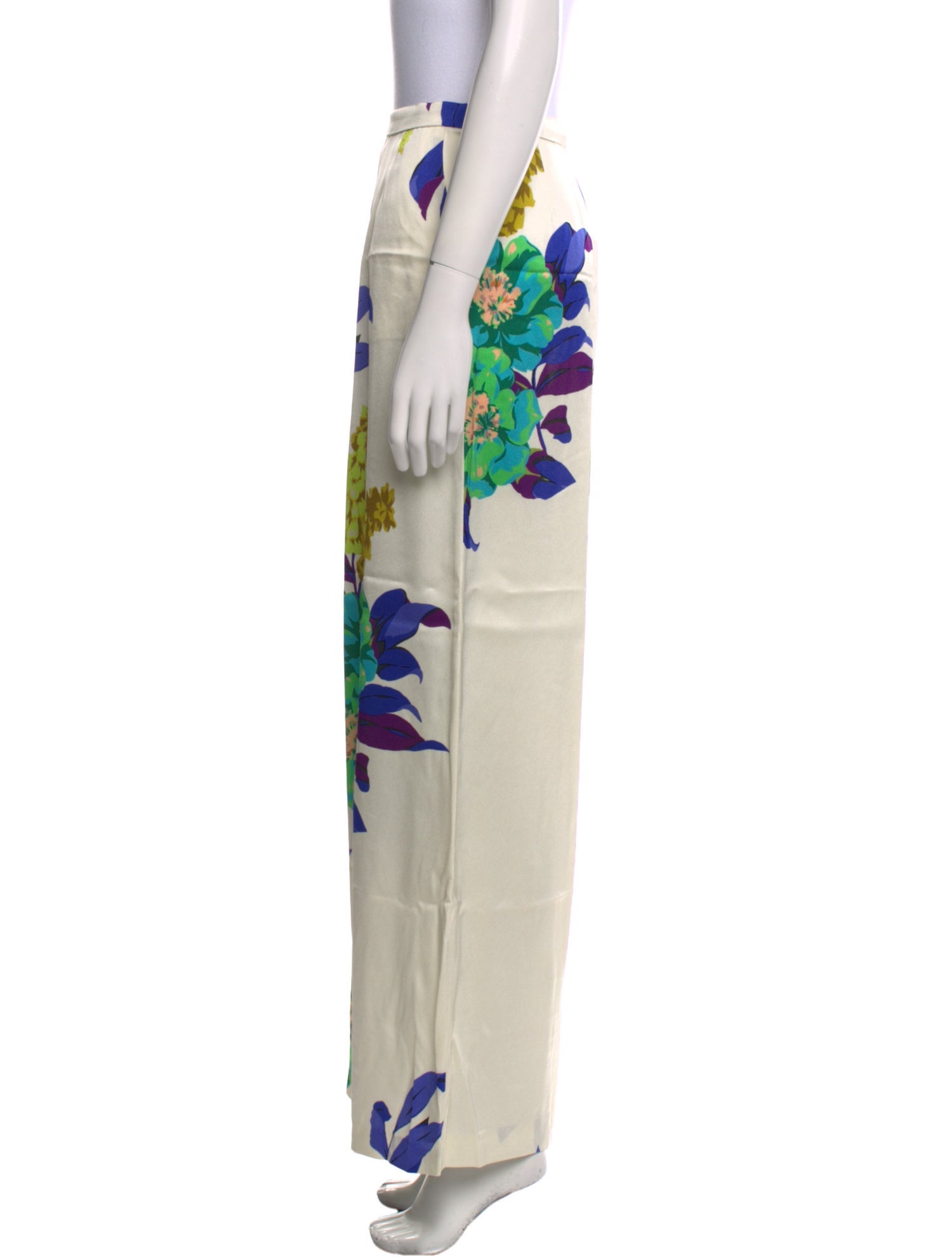 Etro Floral Print Wide Leg Pants