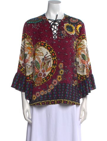 Etro Tops Vintage Silk Blouse Us6, It42 | M
