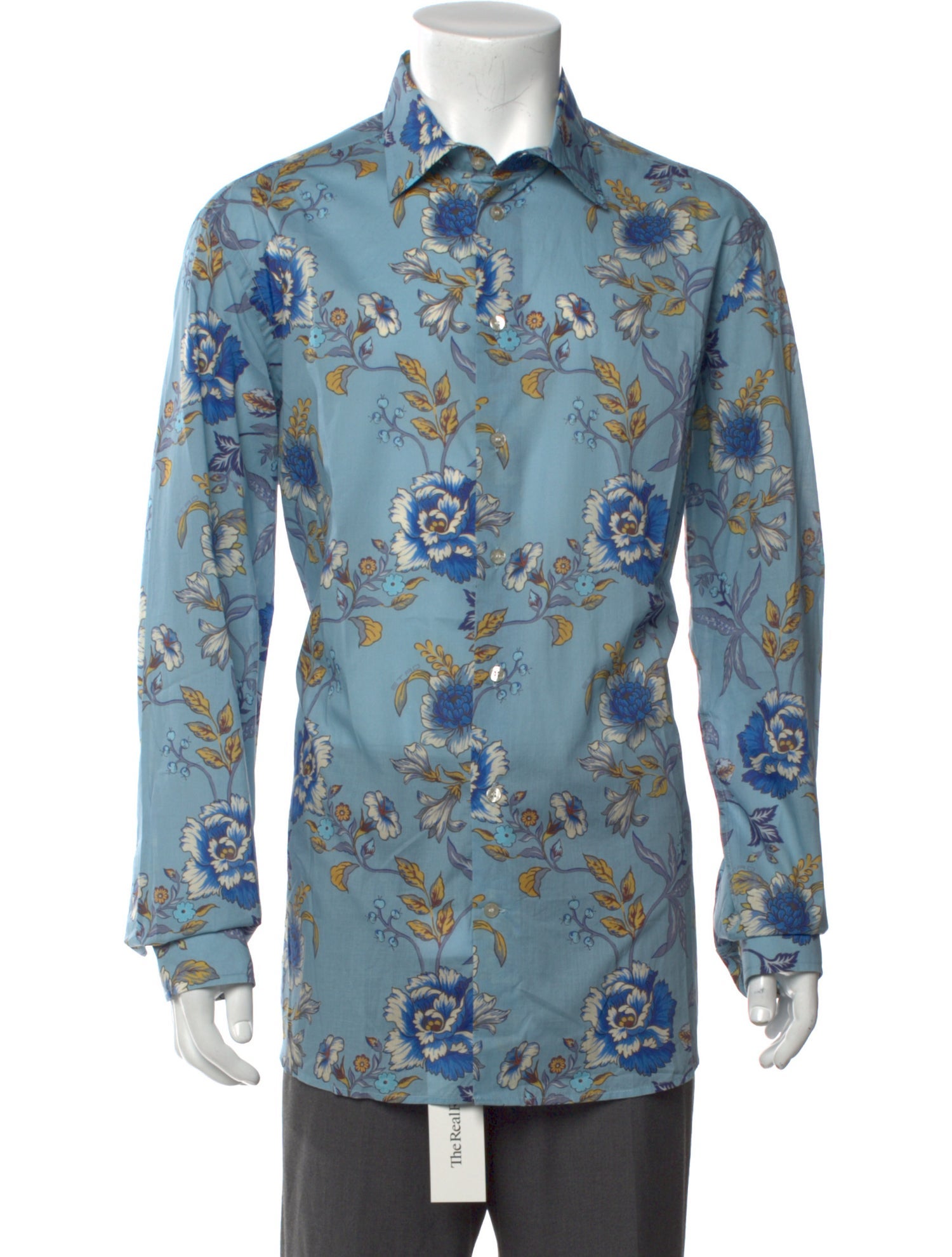 Etro Floral Print Long Sleeve Shirt