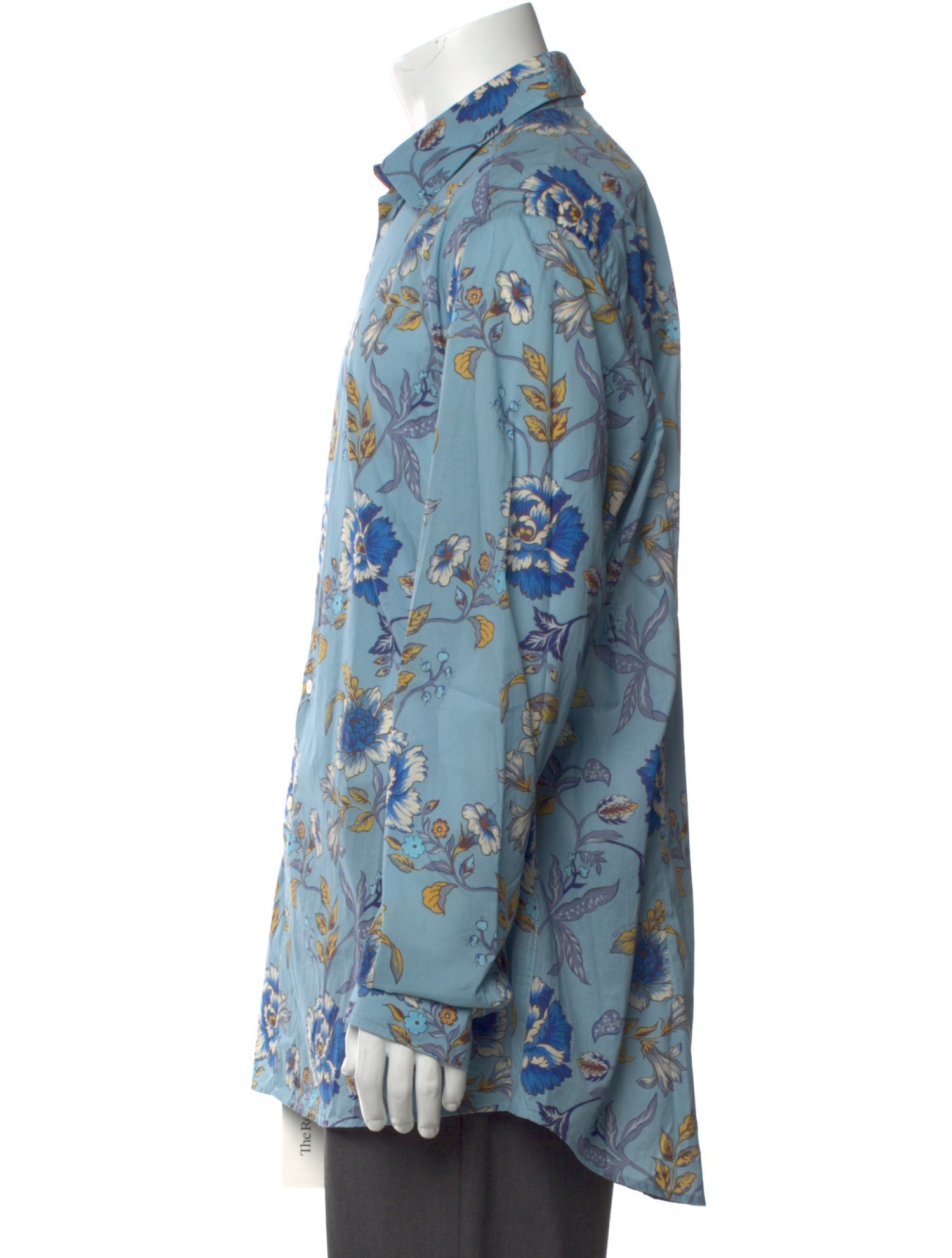 Etro Floral Print Long Sleeve Shirt