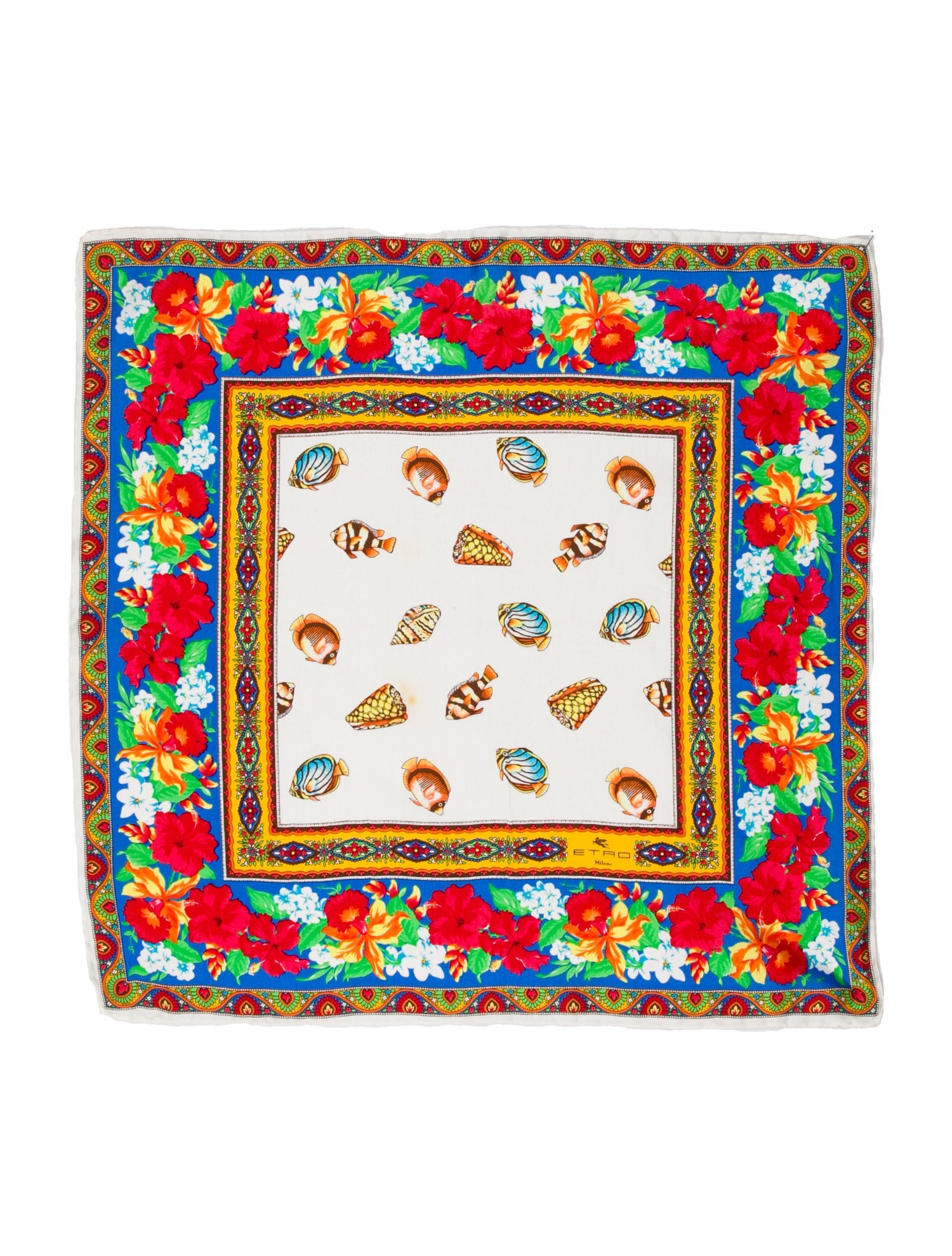 Etro Silk Printed Scarf