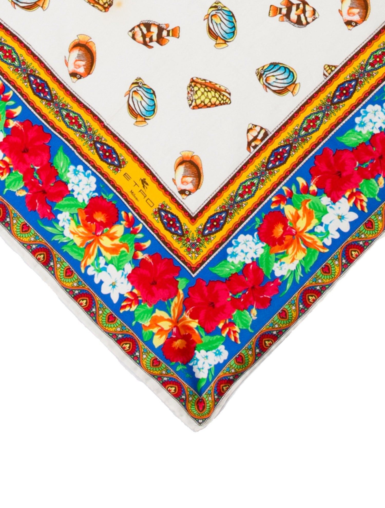 Etro Silk Printed Scarf