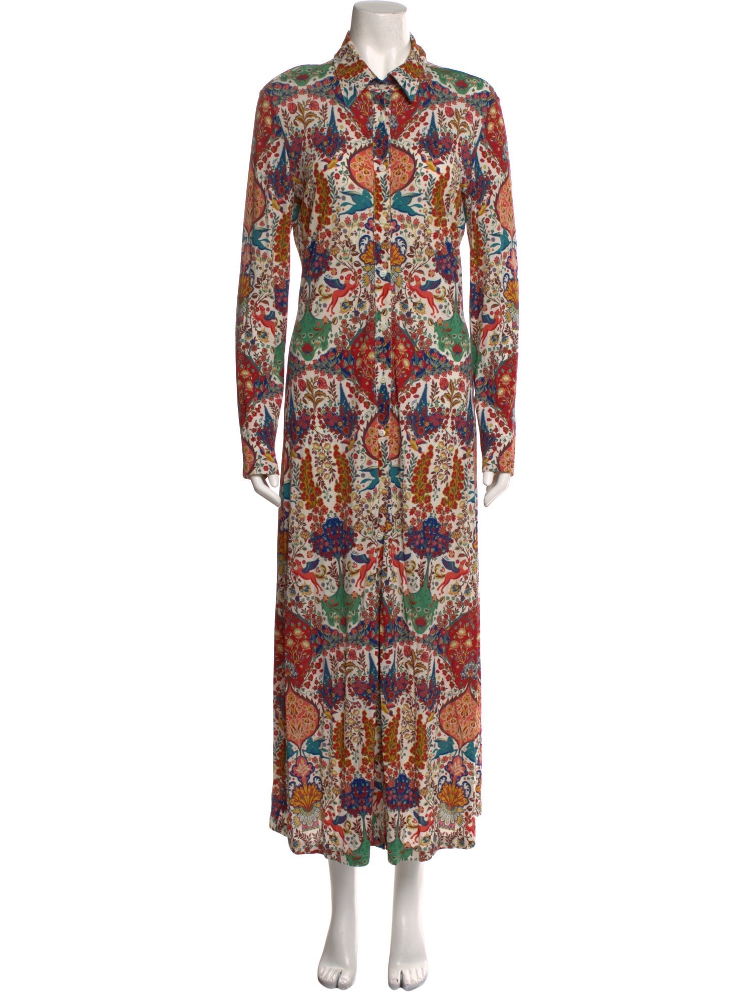 Etro Floral Print Long Dress w/ Tags