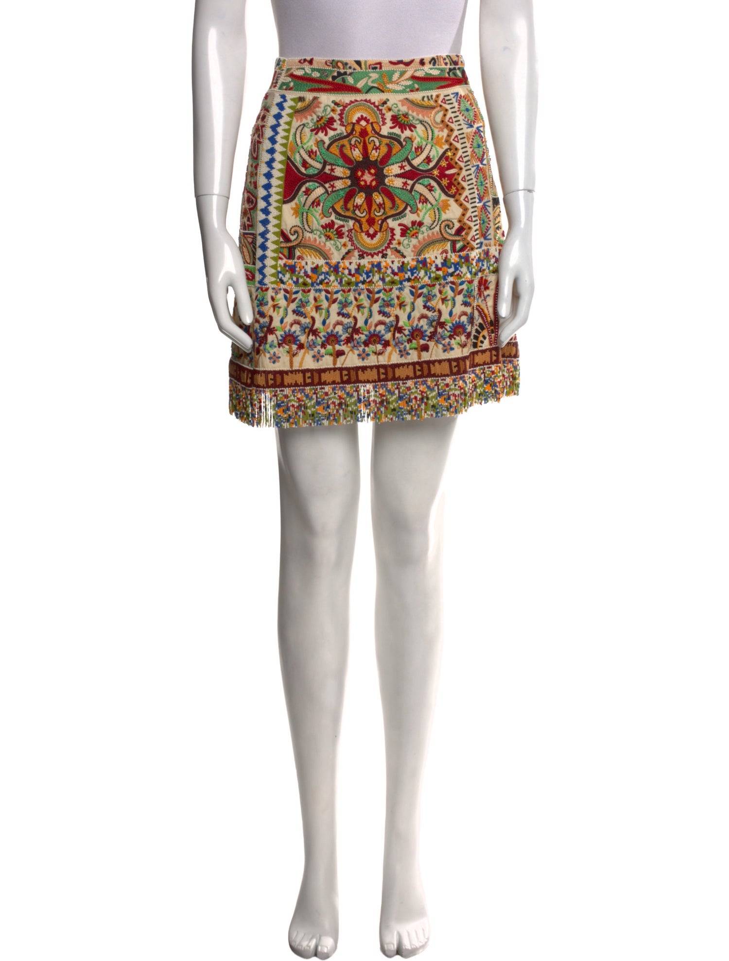 Etro Paisley Print Mini Skirt