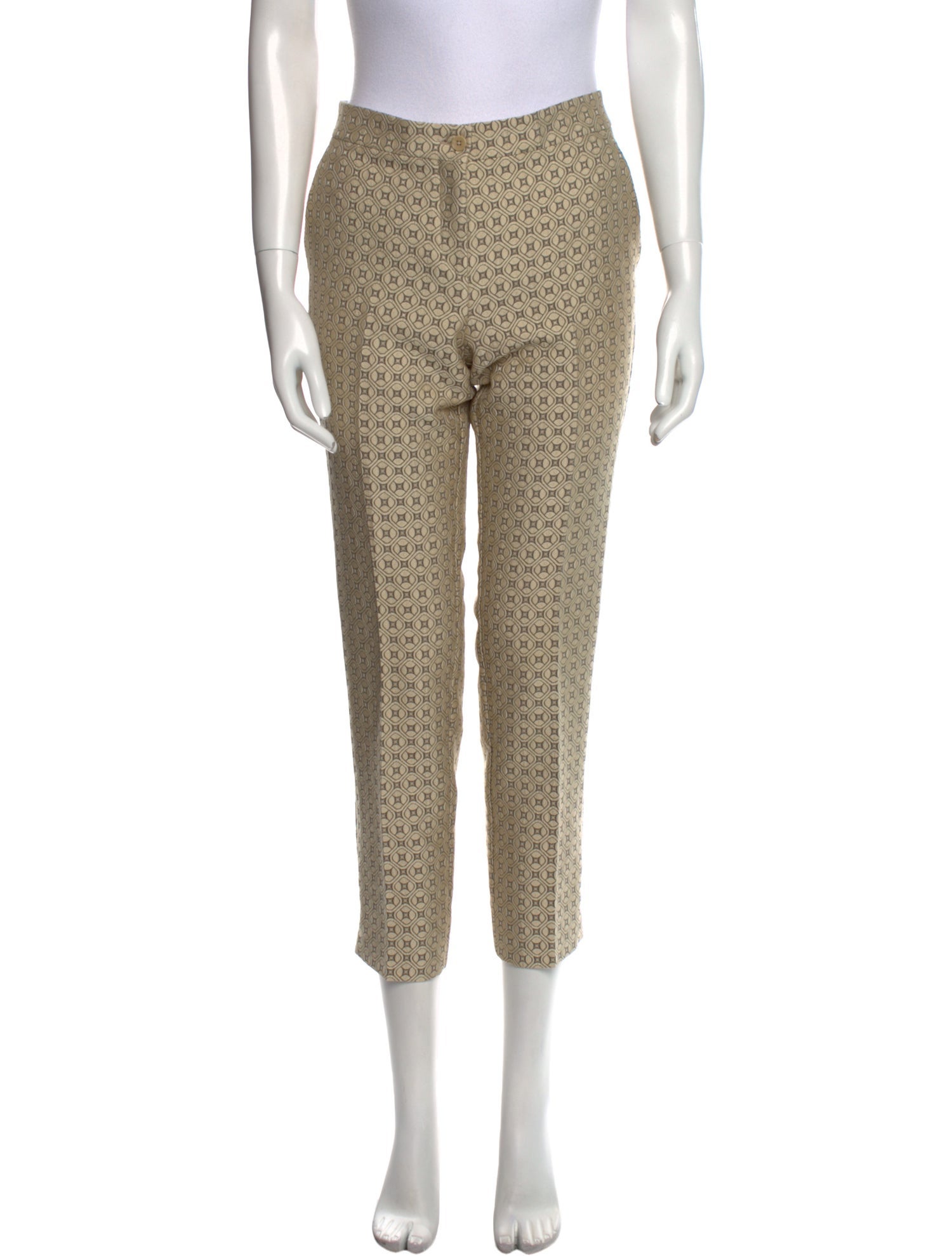 Etro Printed Straight Leg Pants