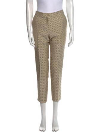 Etro Printed Straight Leg Pants