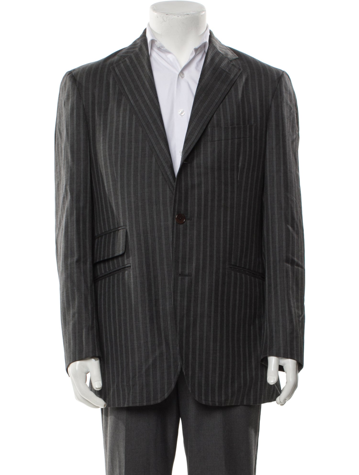 Etro Wool Striped Blazer