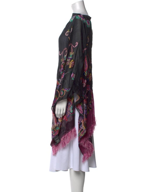 Etro Silk Floral Print Sweater