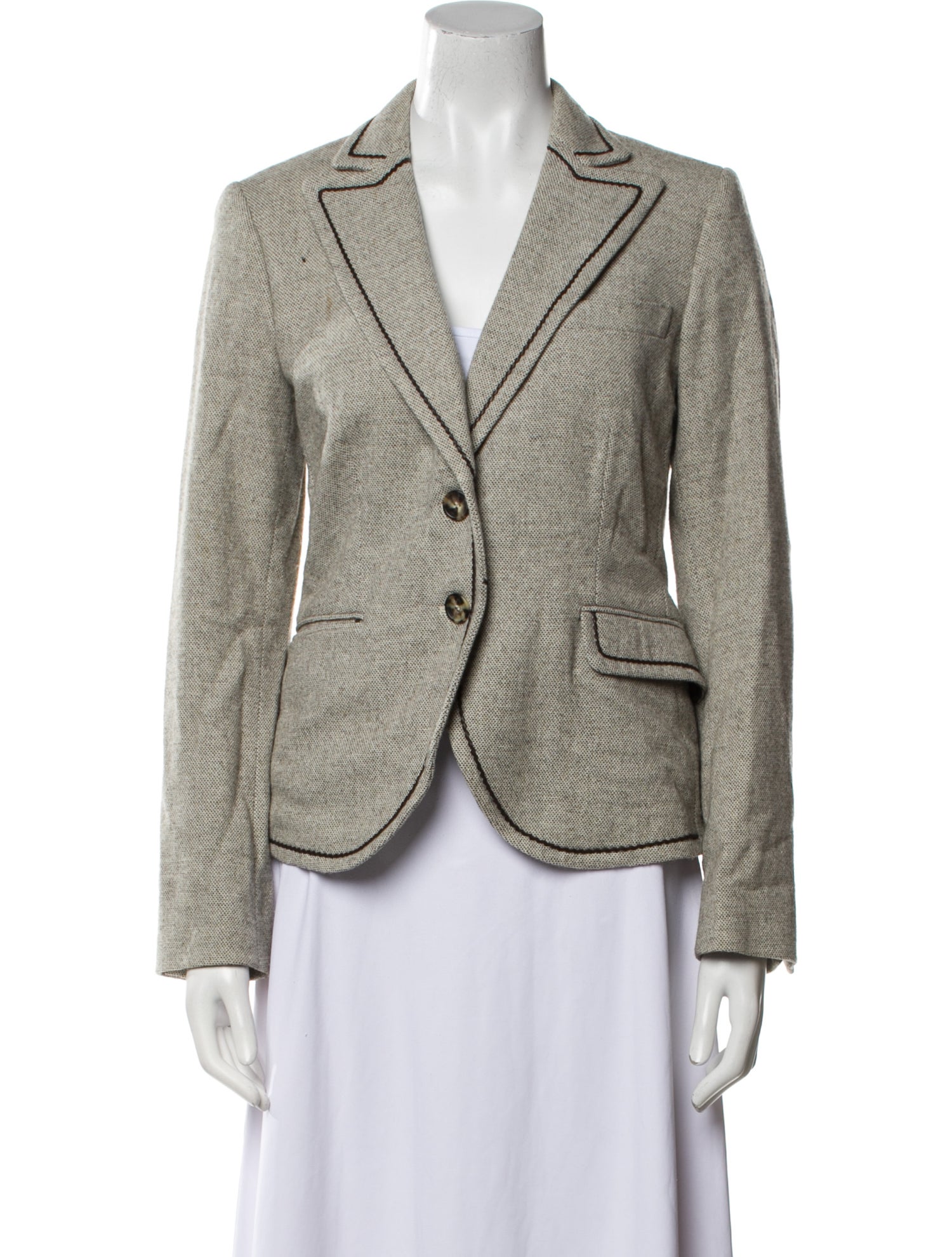 Etro Wool Printed Blazer