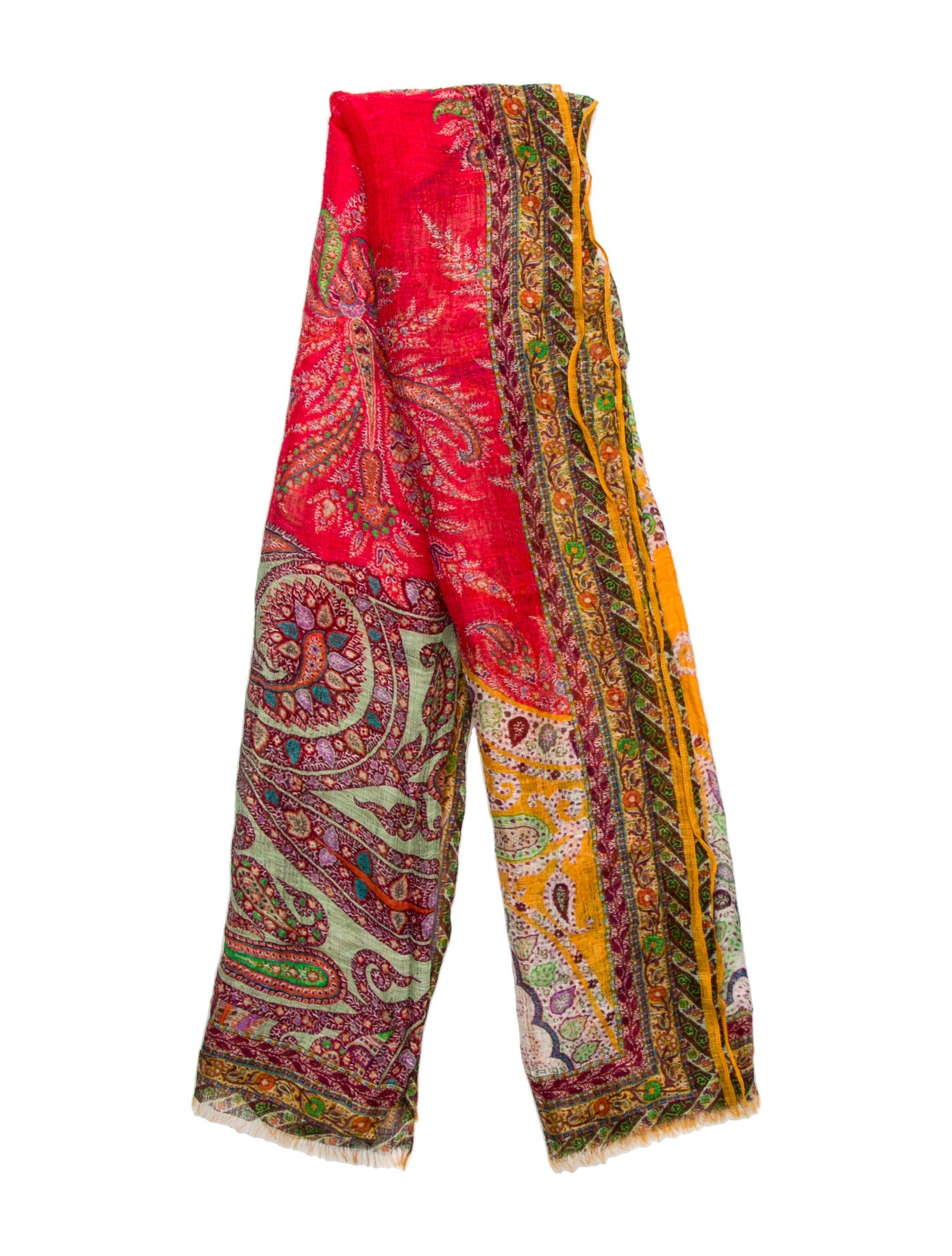 Etro Paisley Print Scarf