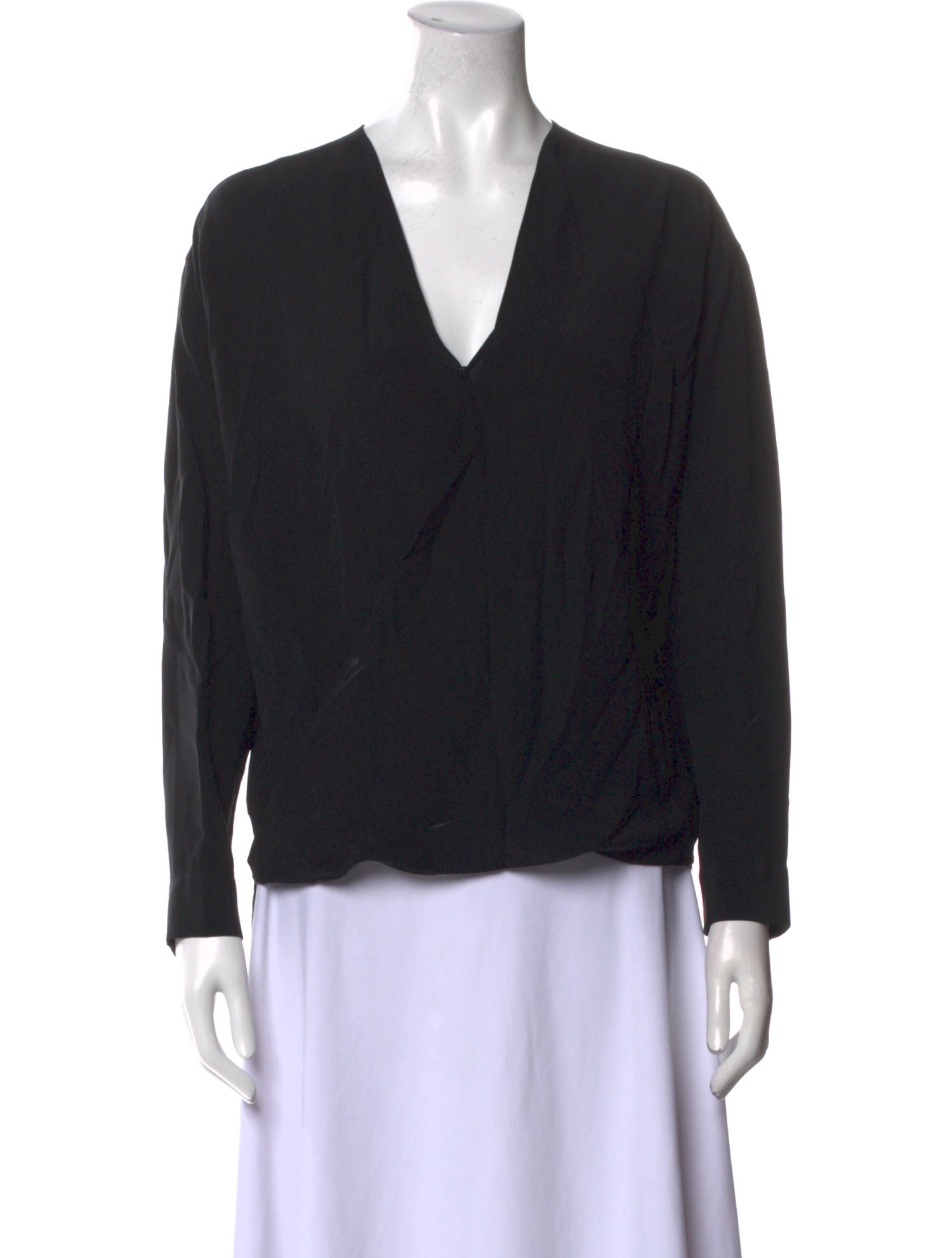 Etro Silk V-Neck Blouse