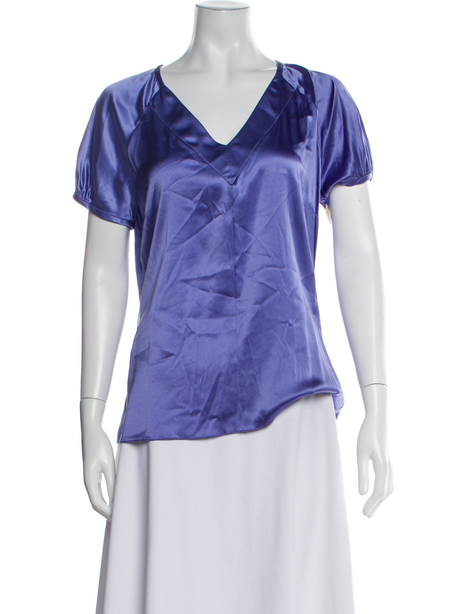 Etro Silk V-Neck Blouse