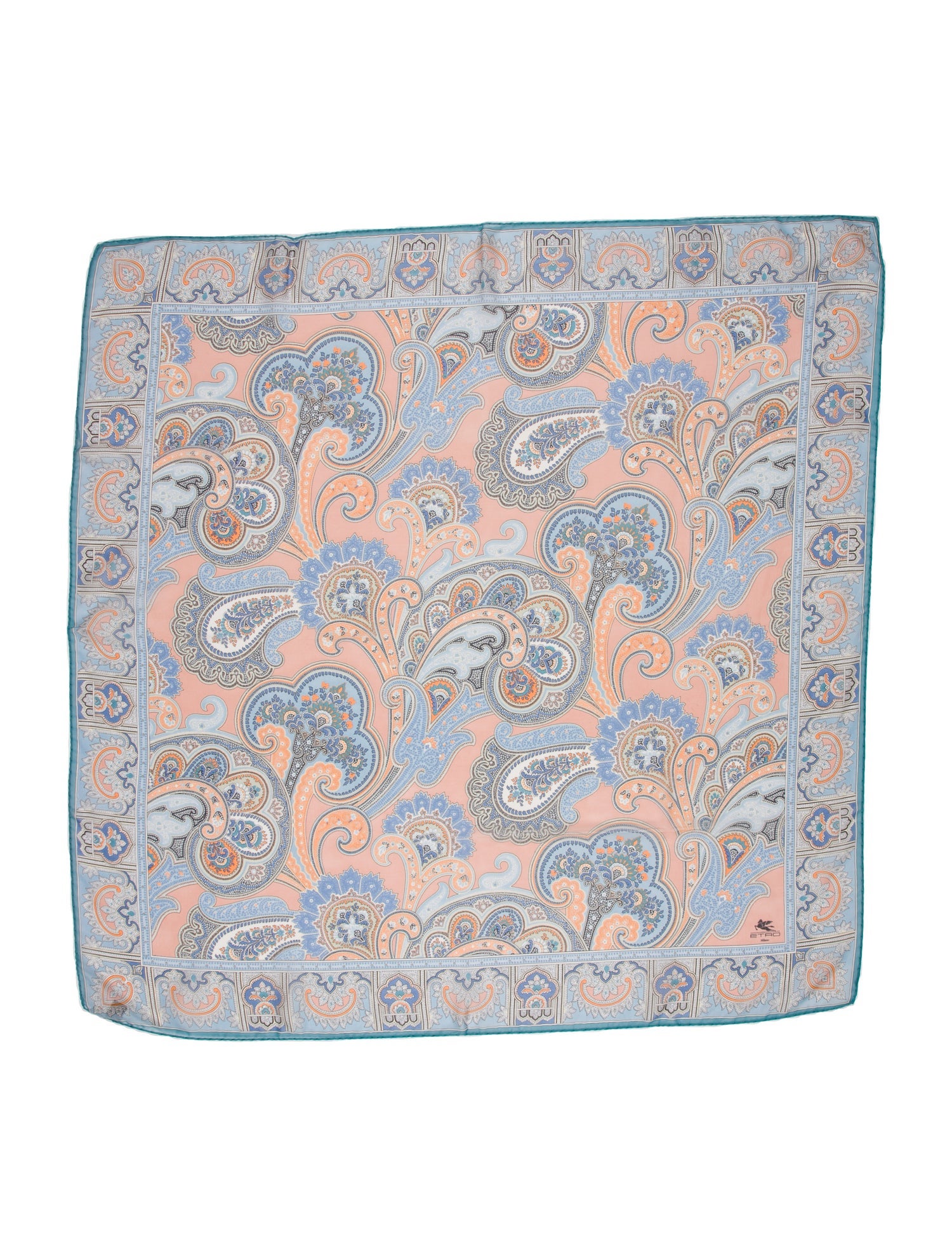 Etro Silk Paisley Print Scarf