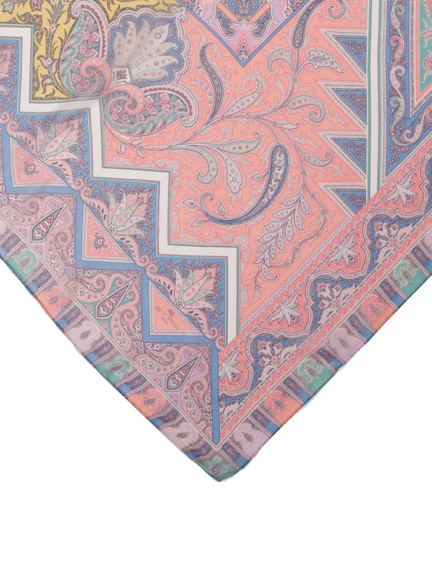 Etro Silk Paisley Print Scarf