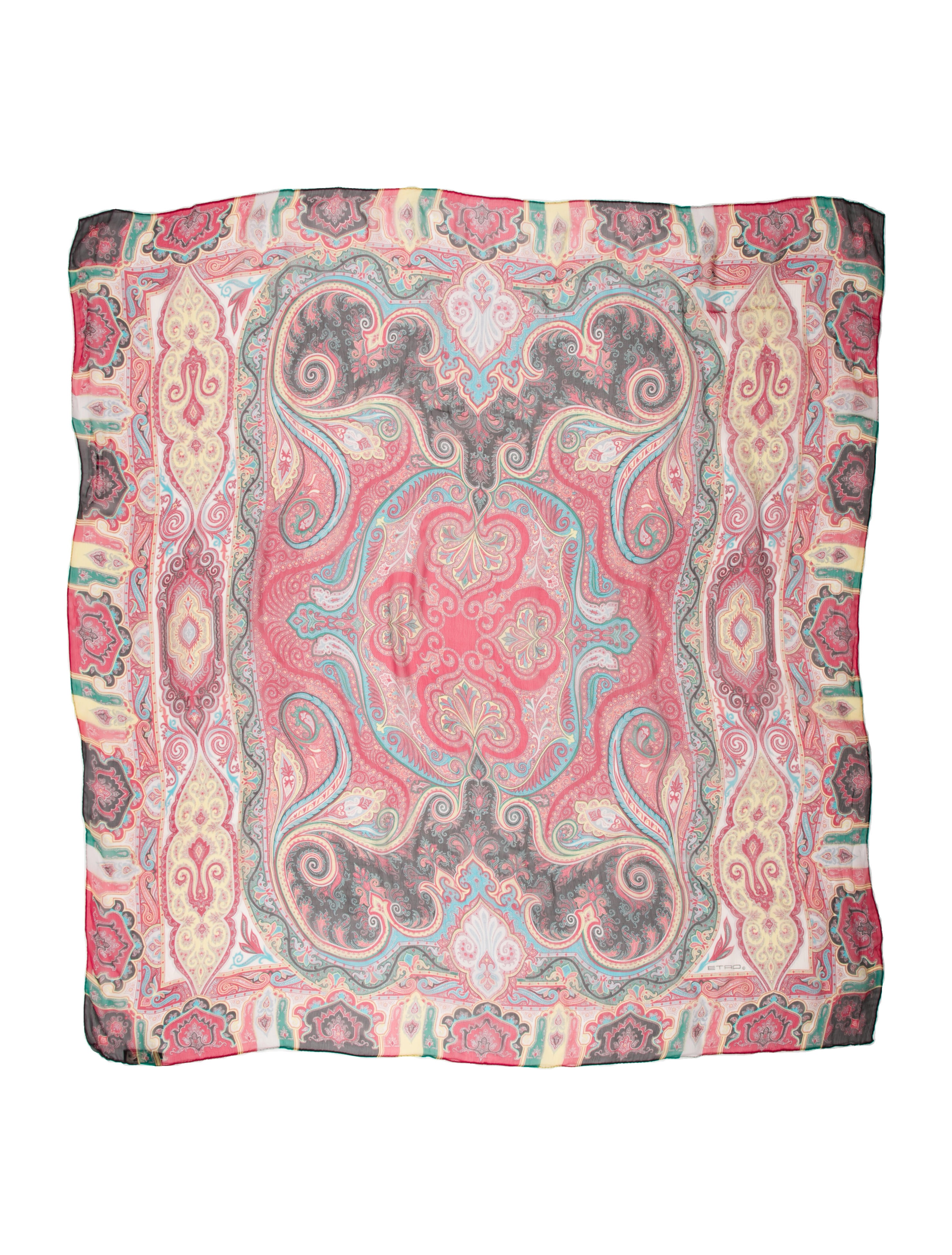 Etro Silk Printed Scarf