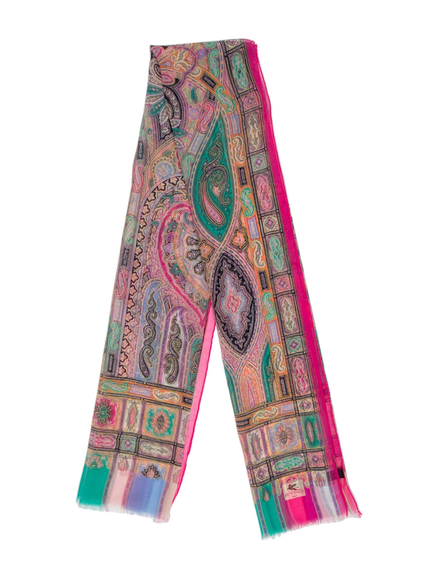 Etro Paisley Print Scarf