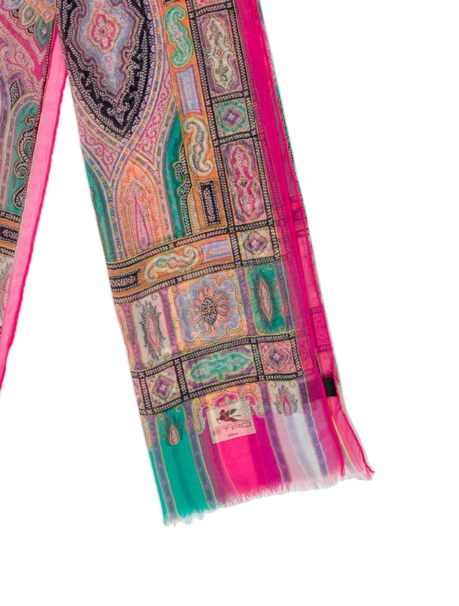 Etro Paisley Print Scarf