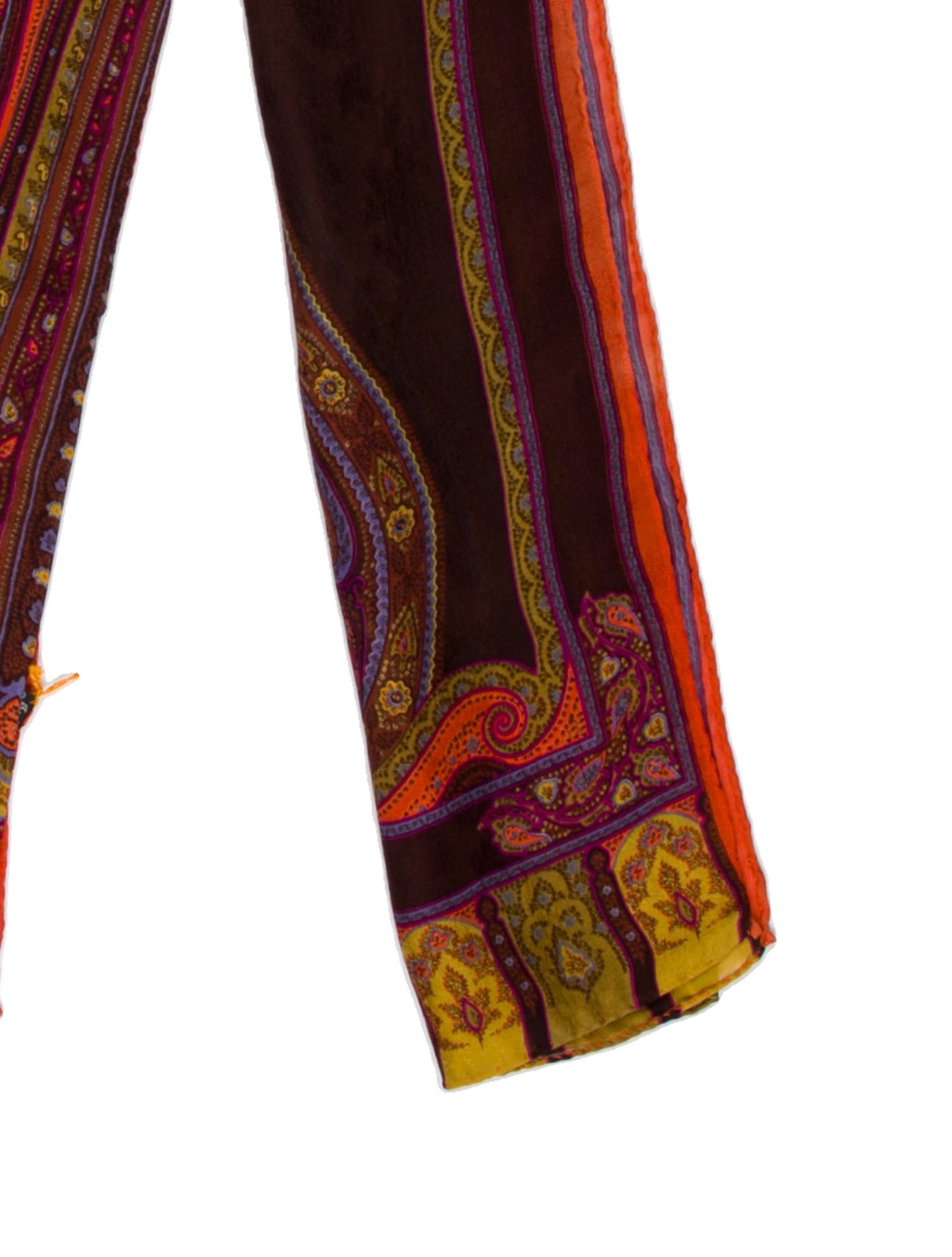 Etro Silk Paisley Print Scarf