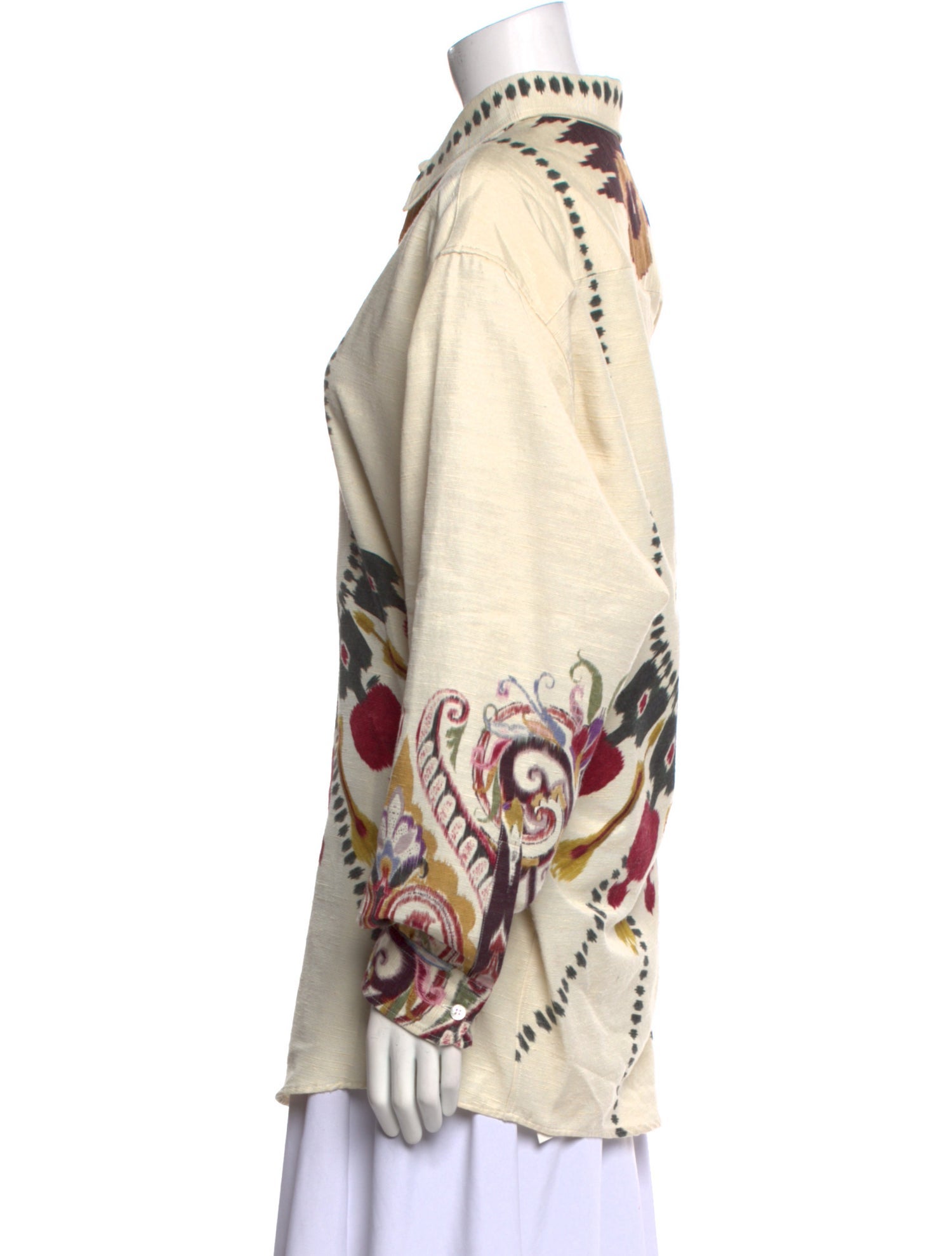 Etro Printed Long Sleeve Tunic