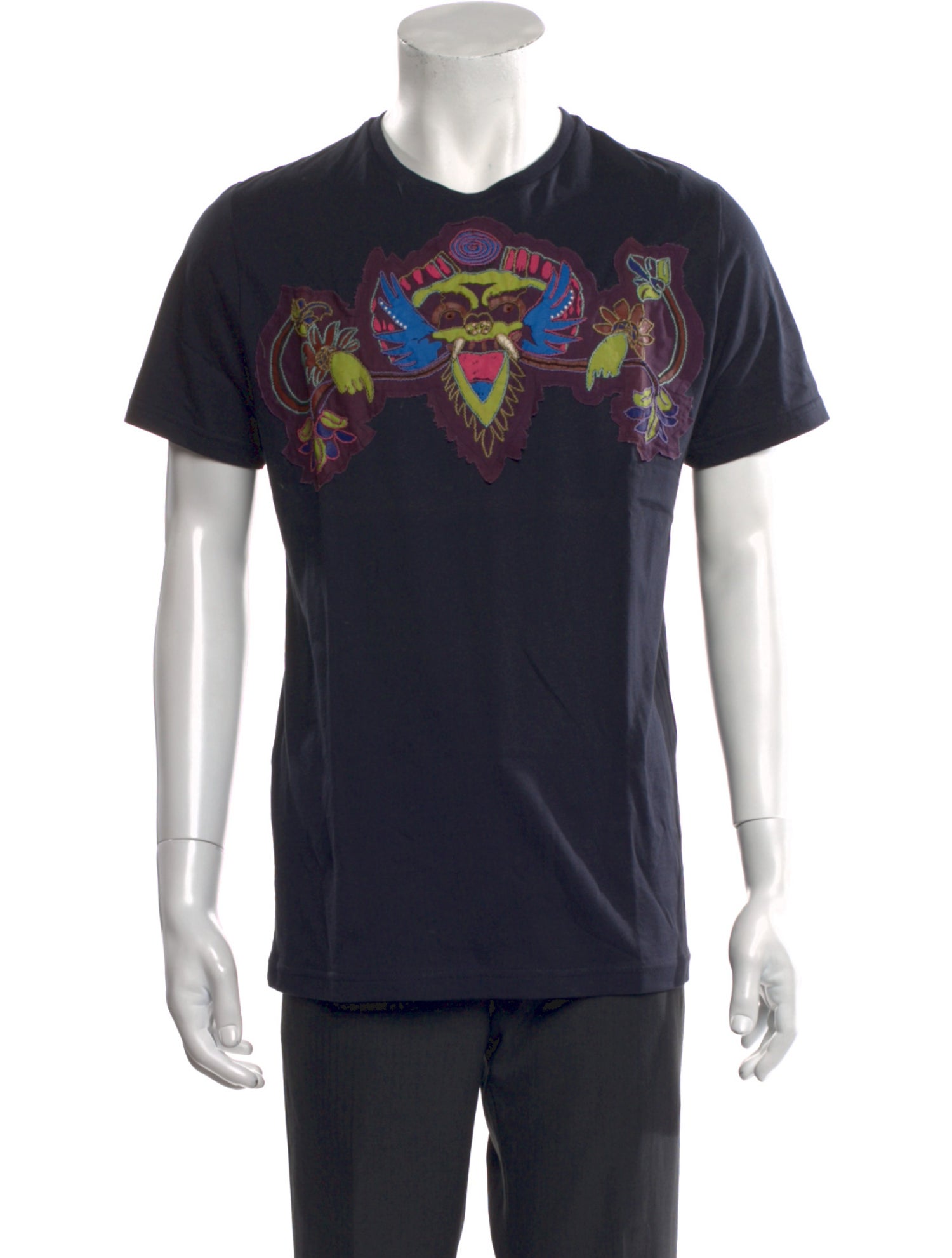 Etro Graphic Print Crew Neck T-Shirt