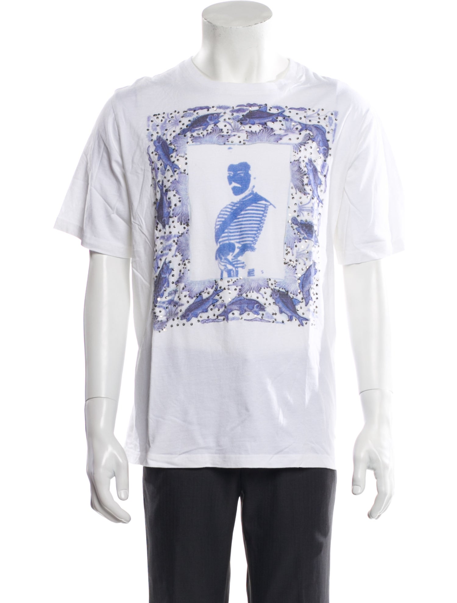 Etro Graphic Print Crew Neck T-Shirt