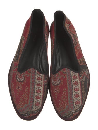 Etro Paisley Print Loafers
