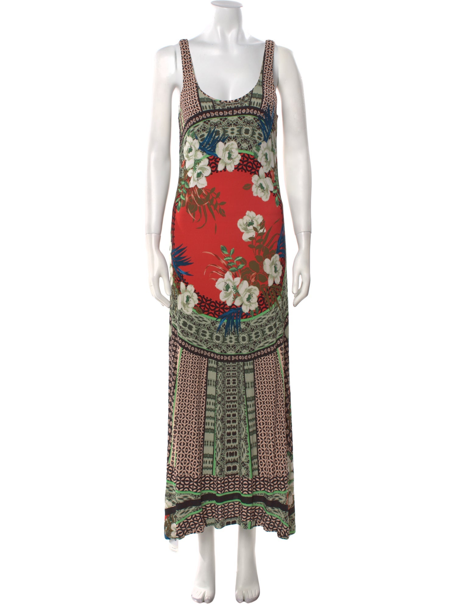 Etro Printed Long Dress