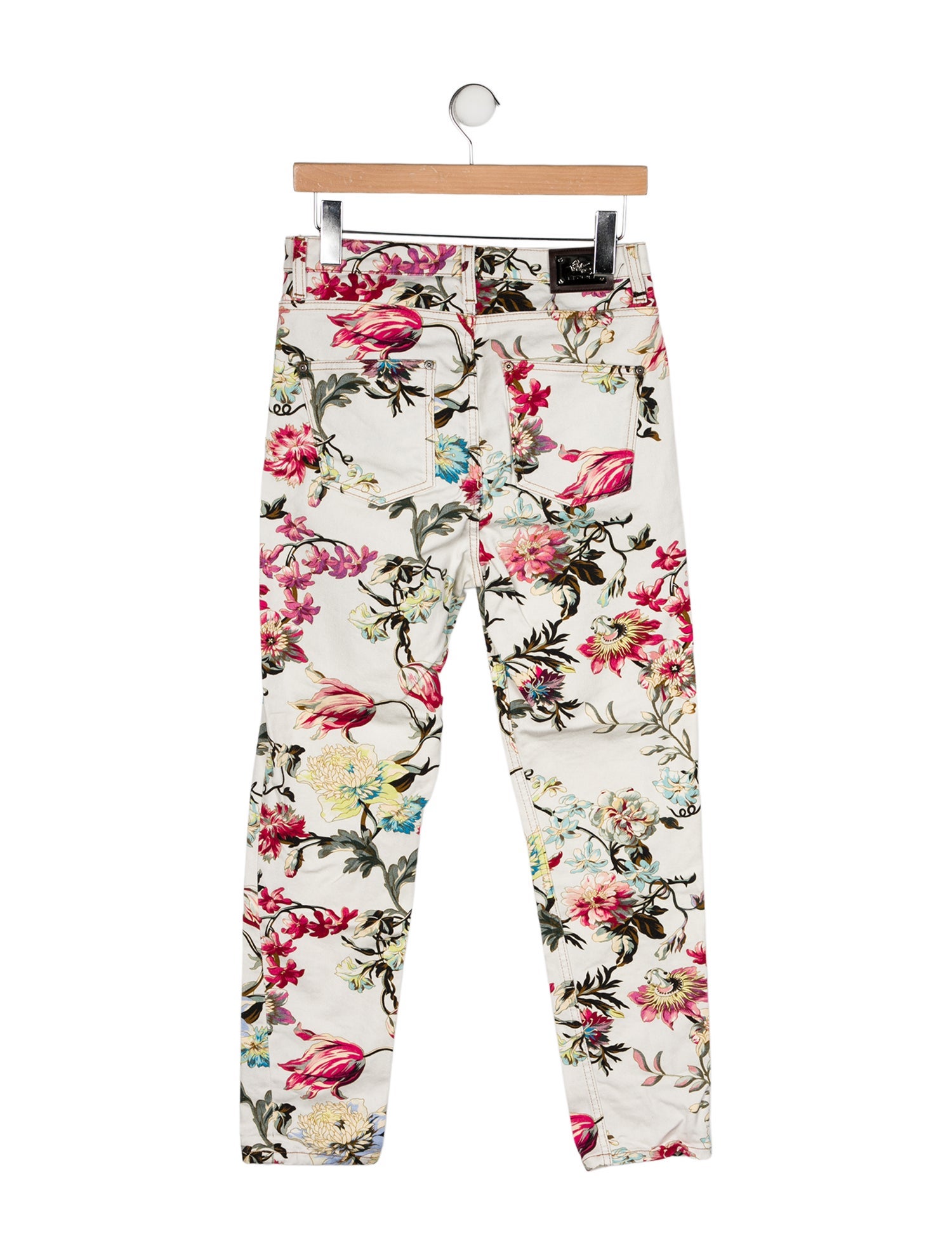 Etro High-Rise Straight Leg Jeans