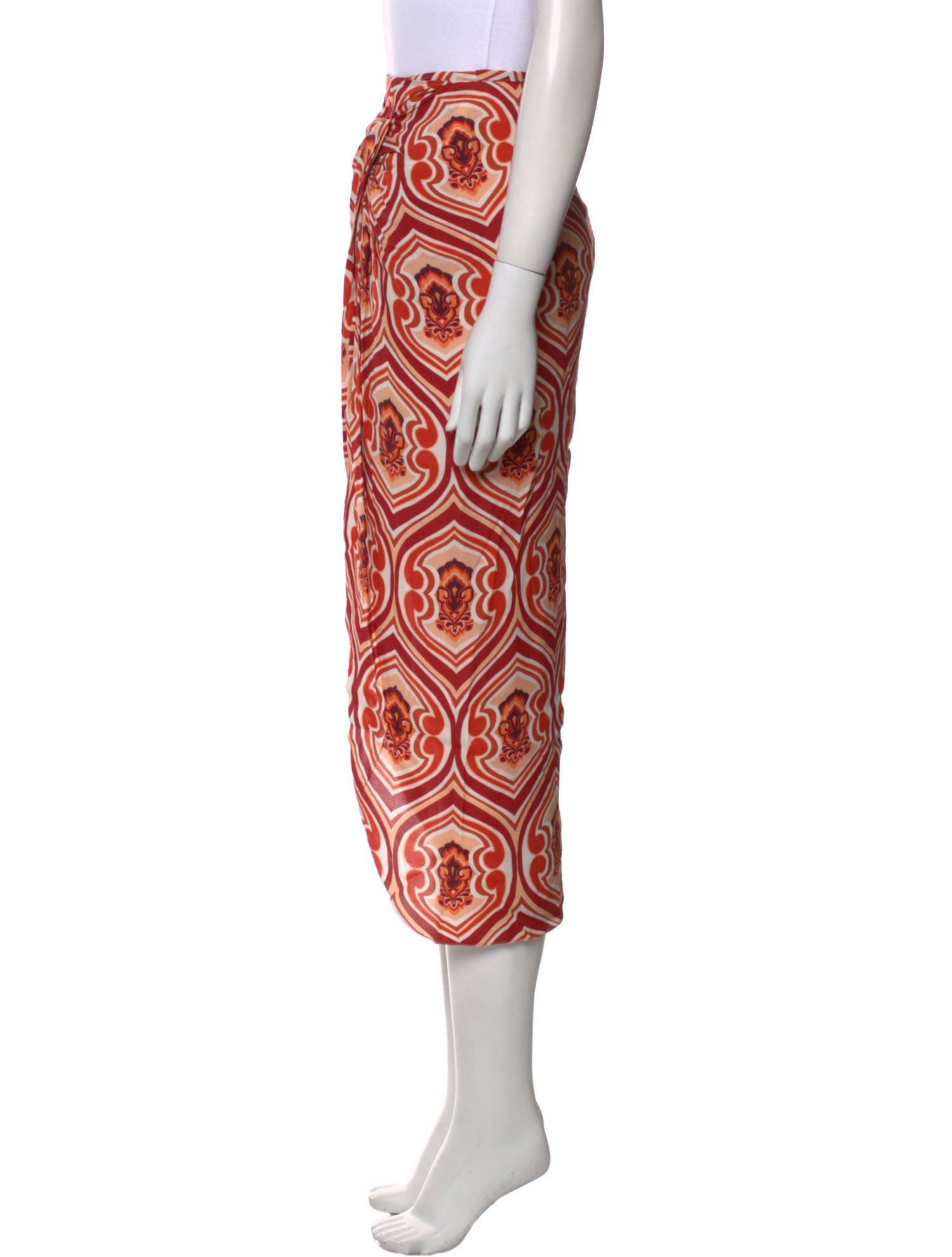 Etro Printed Midi Length Skirt