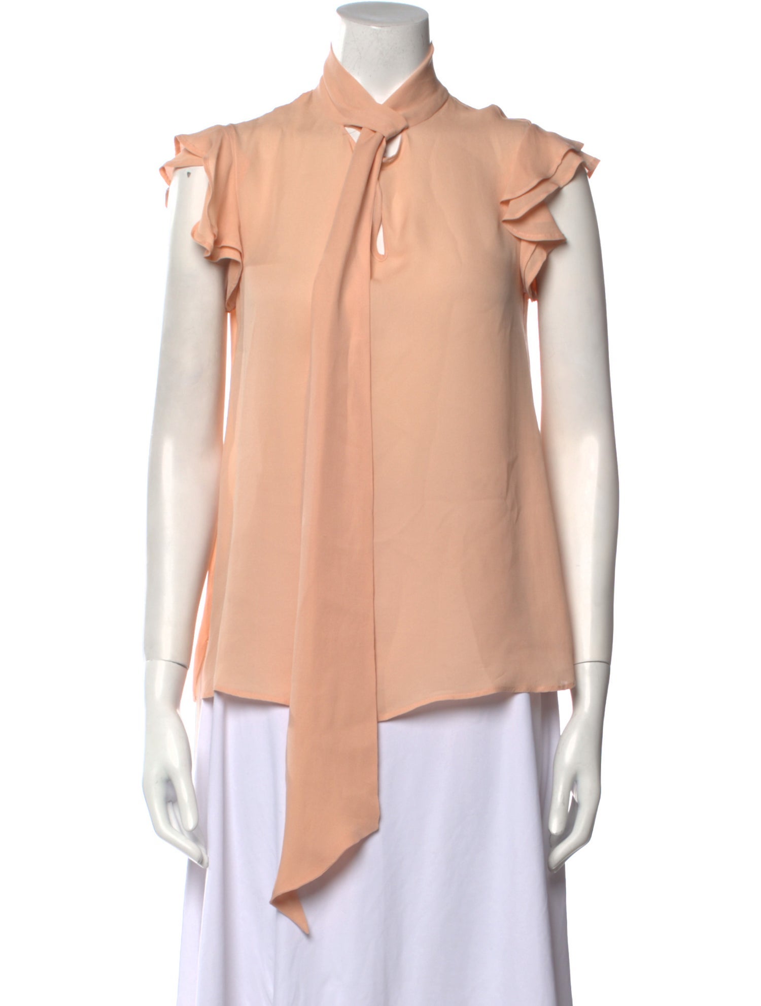 Etro Silk Mock Neck Blouse