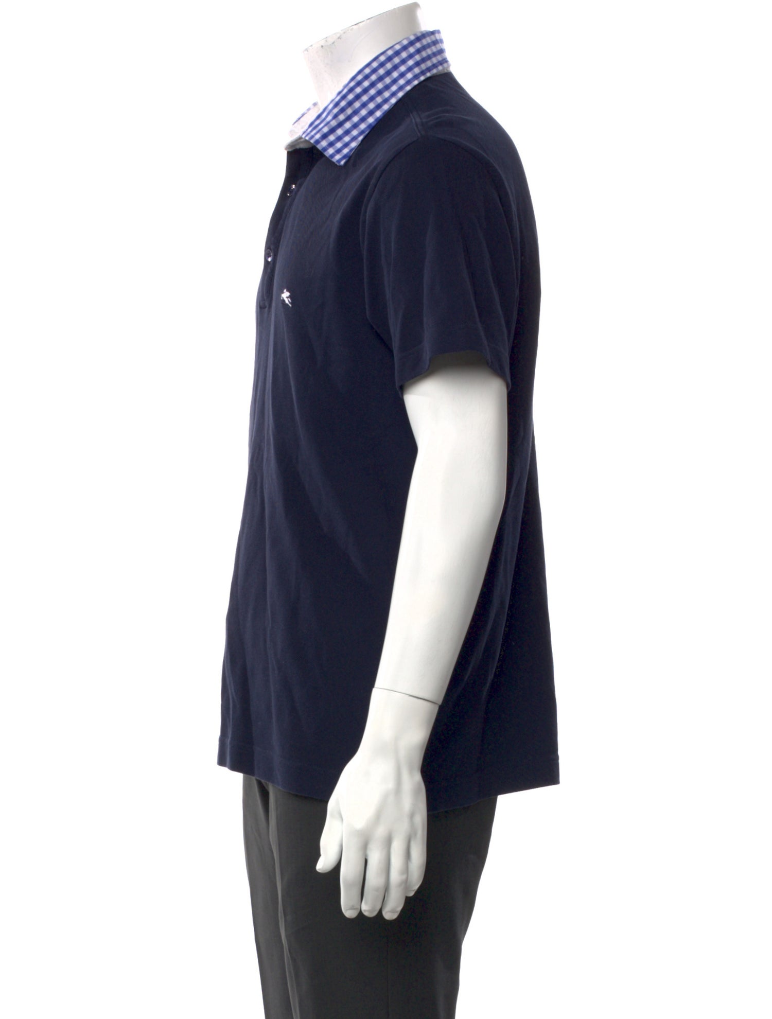 Etro Collar Short Sleeve Polo Shirt