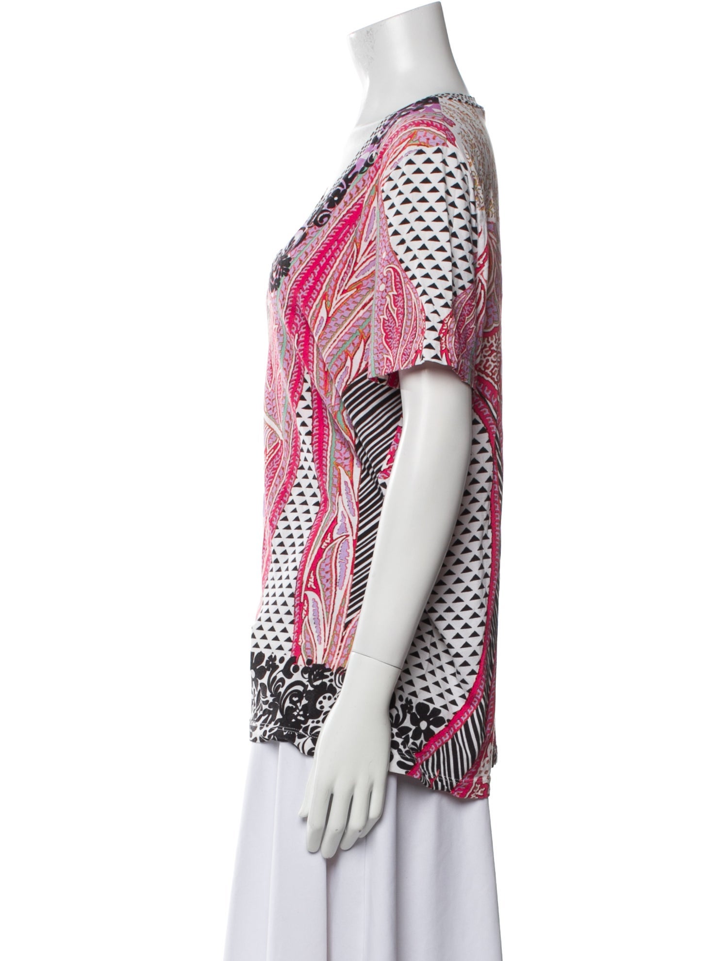 Etro Paisley Print V-Neck Tunic