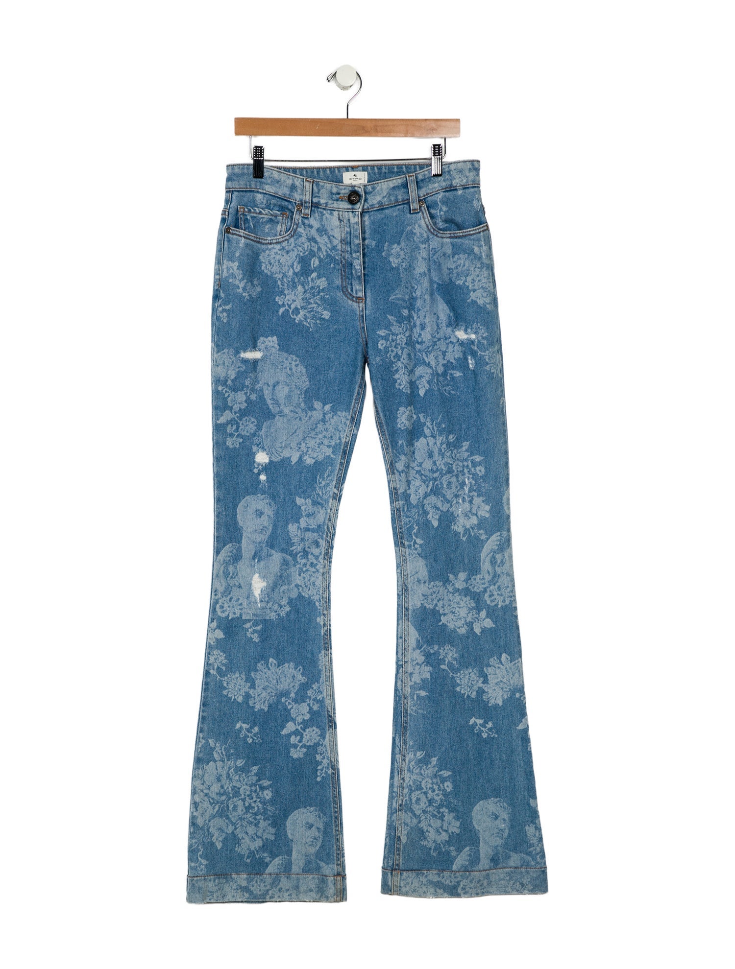 Etro Mid-Rise Wide Leg Jeans