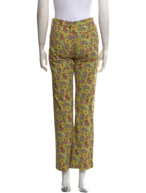 Etro Paisley Print Wide Leg Pants