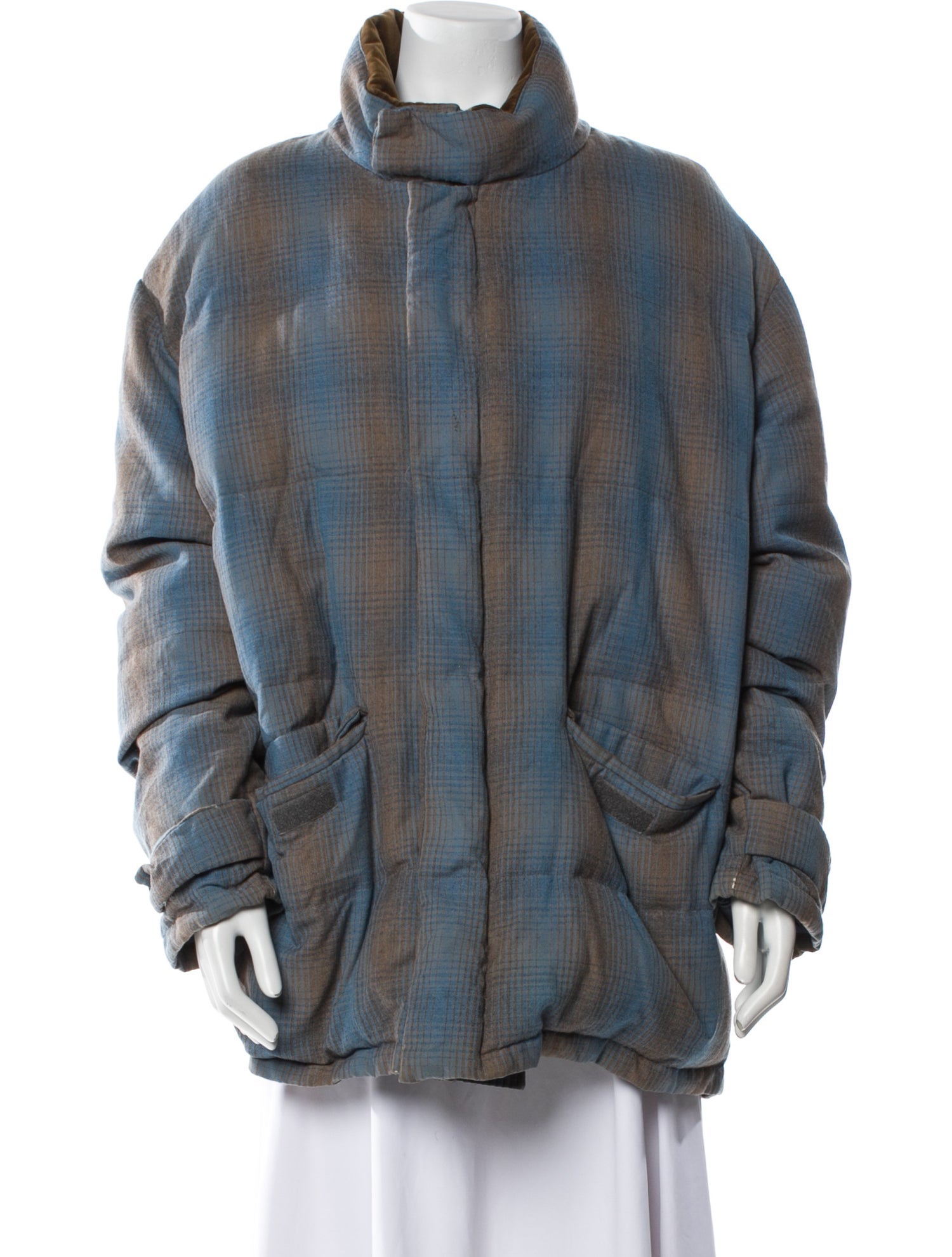 Etro Wool Plaid Print Jacket