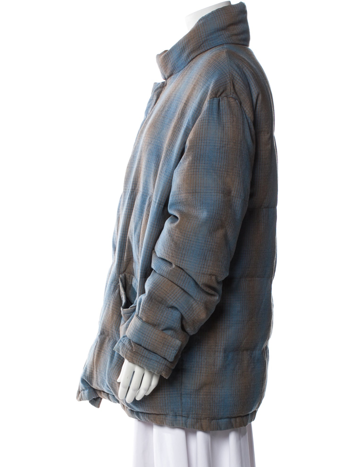 Etro Wool Plaid Print Jacket