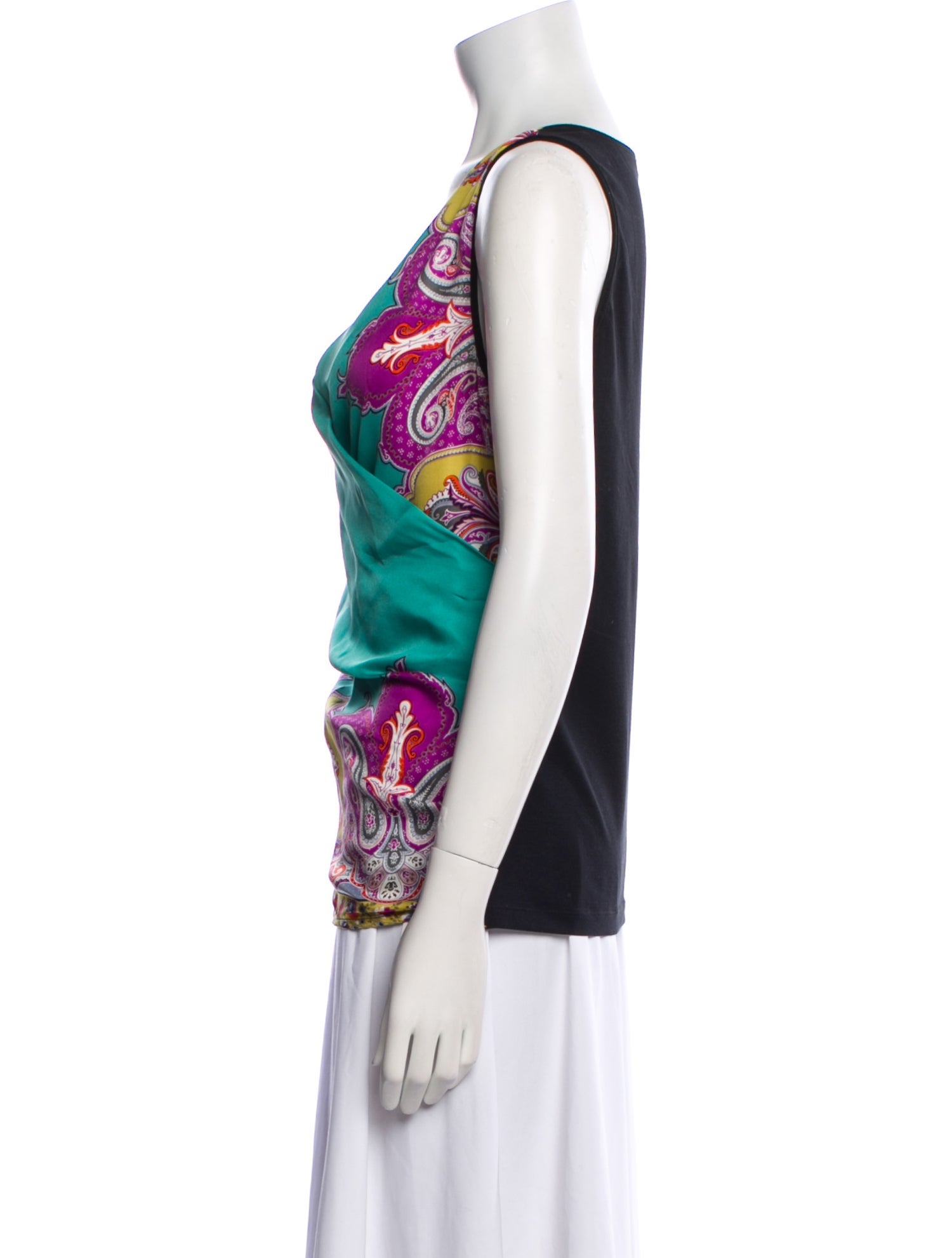 Etro Silk Paisley Print Blouse